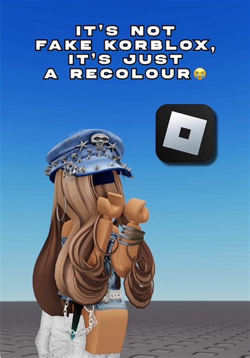 not the korblox recolours being deleted😩 they’re just recolours, not fake korblox🫡 #roblox #korblox #robloxfyp #robloxfits #robloxavatar