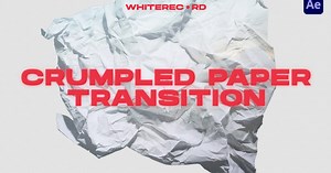 Crumpled Paper Transitions | After Effects