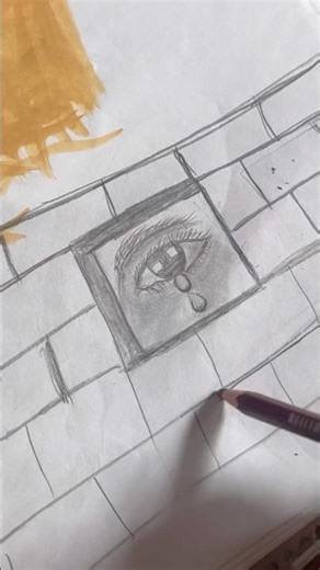 Broken eye drawing ✍️ art #rahulbihari01