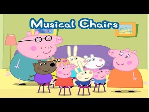 🐷 PEPPA PIG Playing Musical Chairs 🐖 Peppa Pig Party time GAMEPLAY 🌟