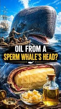Giant Sperm Whale - Produce Precision Oil #whaling #whale #sea #history #historyfacts