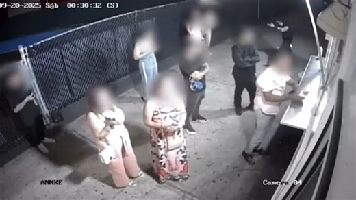 Surveillance video shows suspects robbing food truck customers at gunpoint in Paterson