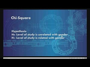 PSPP Chi Square. Test relationship between categorical variables e.g. string data type.
