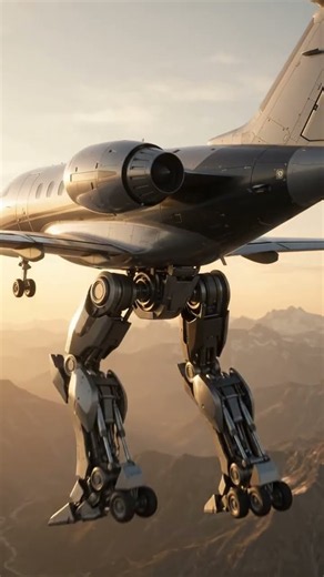 🛩️🔥 FUTURISTIC PRIVATE JET → ELITE AERIAL COMMANDER MECH TRANSFORMATION #mecha