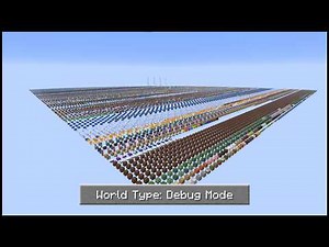 Can you beat Minecraft's DEBUG WORLD?