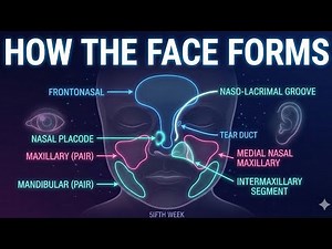 How the Human Face Forms: Facial Embryology Explained in Minutes 👶🔥