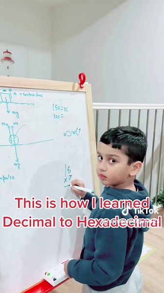 Method to convert Decimal to Hexadecimal #mathematics #foryou #fyp #hexadecimal #maths
