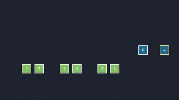 Merge Sort in 50 seconds! [With animation]