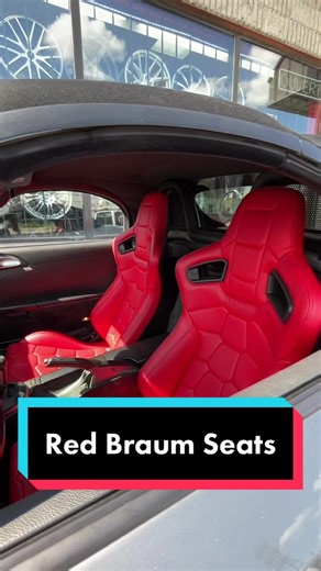 Customizing Red Braum Seats for Porsche Performance