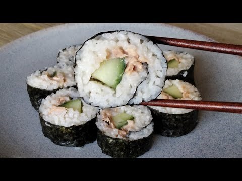 How to make Sushi with Canned Tuna Mayo