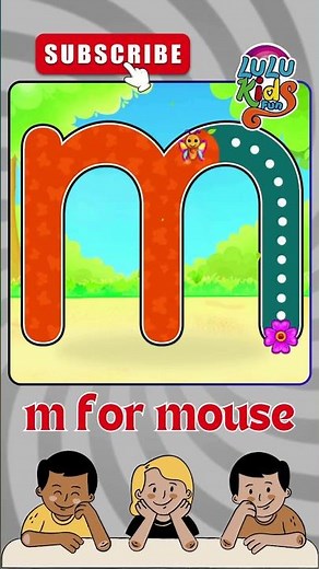 Learning How to Write the English Alphabet Lowercase m Letters