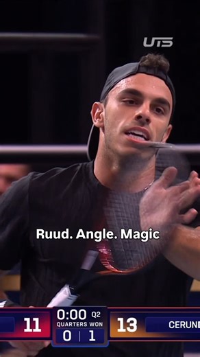 UTS Tour on Instagram: "Ruud, bending the rules of geometry… beautifully. Victorian Plumbing UTS London • 5–7 December • Copper Box Arena Worldwide coverage through our TV broadcasters."