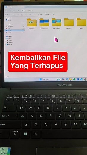 44K views · 555 reactions | Cara kembalikan File yang terhapus  #edukasi #belajarkomputer #belajarlaptop #tutorialkomputer #tutorialword #tipsdantrik #excel #word | Panglima Tutorial | Facebook