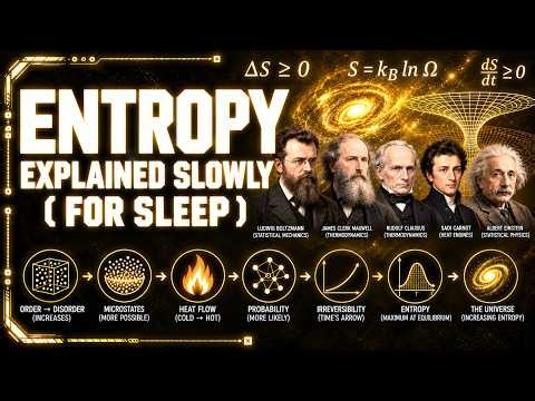 What Is Entropy? Every Confusing Thing Explained Slowly (For Sleep)