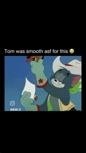 Tom was smooth asf for this #meme