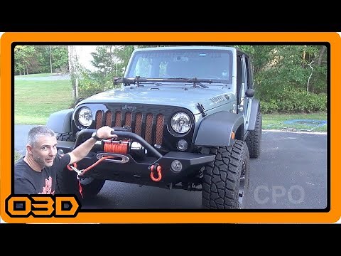 Barricade 9500lb Synthetic Winch Install - Extreme Terrain