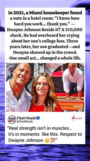 The Rock’s Secret Gift Changed Her Life Forever 💔➡️❤️