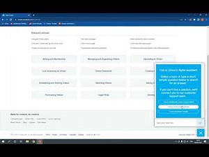 How To Contact And Chat With Vimeo Support Team on PC