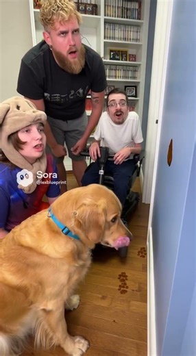 Why did the dog poop on the wall