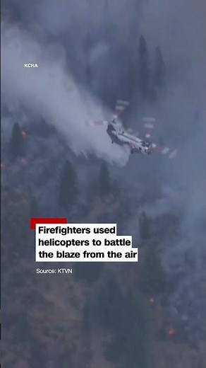Wildfire shuts down major California highway