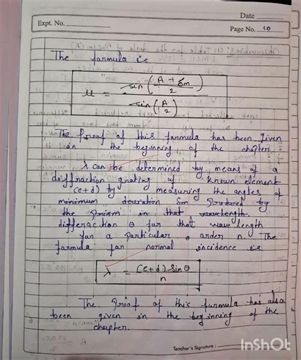To draw normal dispersion curve by using a spectrometer and determine the cauchys constants.