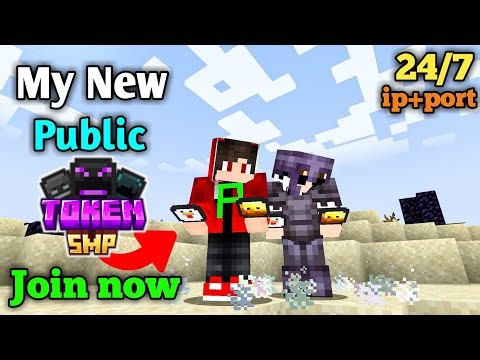 🪵 New Best Free Public TOKEN Smp Server For Minecraft 🍓 | Java/Pe | 24/7 Online | Anyone Can Join