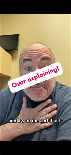 Over explaining! #training #teaching #overexplaining #holdingback #lettinggo