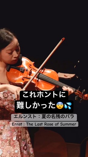 エルンスト「夏の名残のバラ」Ernst - The Last Rose of Summer #violin #バイオリン #超絶技巧