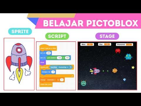 Belajar PictoBlox - Membuat Game Rocket vs Monster & Ghost di Luar Angkasa! (Buatan Sendiri 😱)