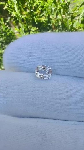 Natural White Sapphire | 2.15 Carat Oval Cut | Unheated & Untreated Ceylon Gemstone | Sapphire Pal