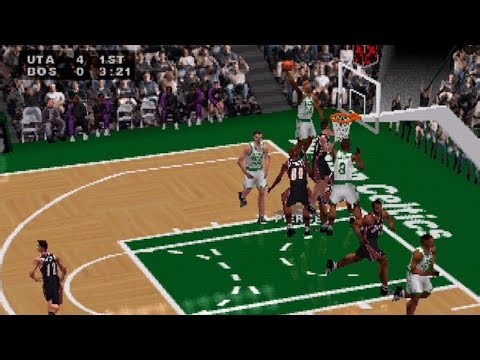 NBA CPU Game: Jazz vs. Celtics (3/10/25) | NBA Live 2000 (PS1)