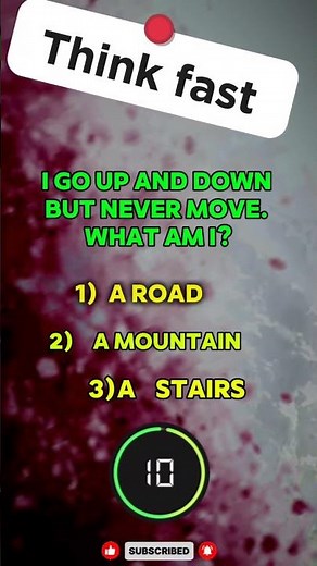 What Goes Up and Down but Never Moves? 🤔