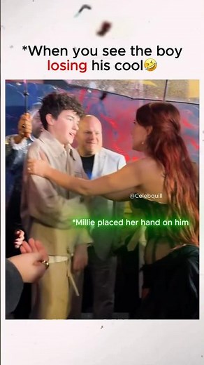 When you see the boy losing his cool #milliebobbybrown #owencooper