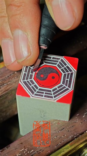 I carved the most successful logo in history. Seal carving. Intangible cultural heritage
