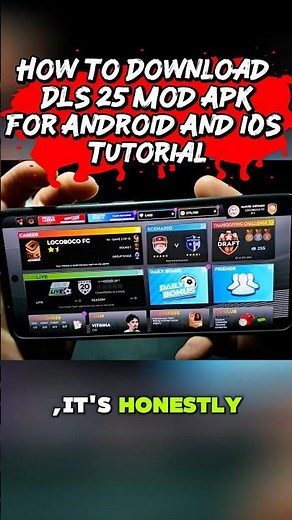 DLS 25 Mod 🔥 Unlimited Coins & Diamonds in Dream League Soccer 2025 (iOS/Android) #dls25hack #dls25