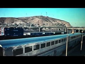 BNSF ES44C4 Leads Amtrak Southwest Chief Barstow, CA Railcam 10/15/19 AWESOME!!!