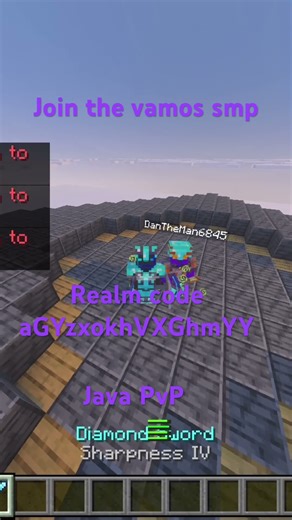 Join my realm Java PvP #bedrocksmp #javapvp #joinmysmp #pvp #minecraft