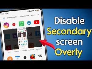 How to Disable Secondary Display in Android ||Turn off Screen Overlay in android