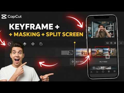 CapCut में Keyframe, Masking, Split Screen और Split Video कैसे करें | Tutorial Step by Step PC #10