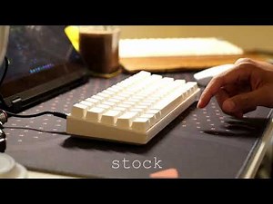 RK61: Before and After Reworking Stabilizers with Holee Mod