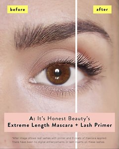 2M views · 43 reactions | Clean beauty that works. That's Honest. 94% agreed eyelashes look more defined. 92% agreed the mascara made their eyes pop. 92% saw a visible lift. | The Honest Company | Facebook