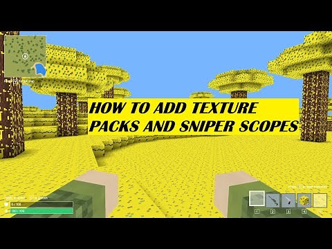 HOW TO ADD TEXTURE PACKS AND SCOPES TO VOXIOM || VOXIOM IO