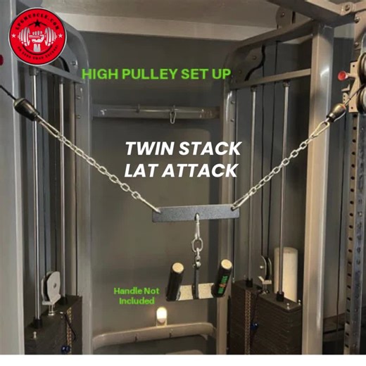 The New PULL FORCE 'Mini Multiplier' is made for Wall mount Dual Cable machines like VALOR BD-62, ARCHON, and ER KANG. Or other similarly designed functional trainer or cable gym machines. It's made for combining dual weight stacks into a singular handles attachment point. 'Mini Multiplier' features an optimal 5" span. #Gains #CableMachine #FitnessGear #WorkoutEssentials #StrengthTraining #HomeGym #FitnessAddict #FitnessMotivation #FitFam #TrainHard Shop Now https://lpgmuscle.com/products/pull-f