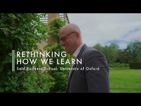 Rethinking how we learn | Saïd Business School University of Oxford | The Confidence Dividend