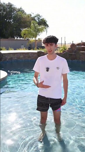 Elevate your beach and poolside look with the revolutionary Maamgic 2-in-1 Men's Swim Trunks