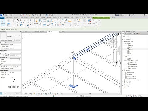 Steel Structural Connection | Revit Tutorial