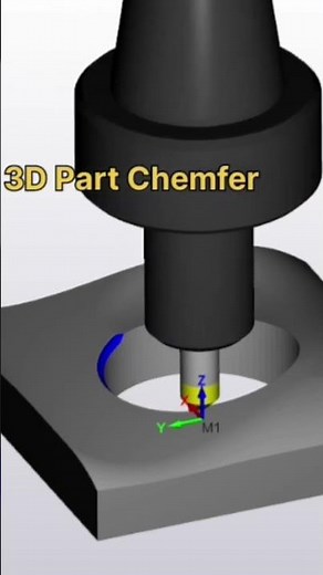 Chamfer Operation in CNC | Easy SolidCAM Tutorial” #machine #engineering #cncsoftware #solidcam
