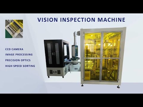 Automatic Vision Inspection and Sorting Machine with Robotic Loading & Packing #vision #inspection