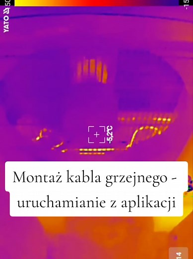 Instalacja kabla grzejnego z systemem Zigbee