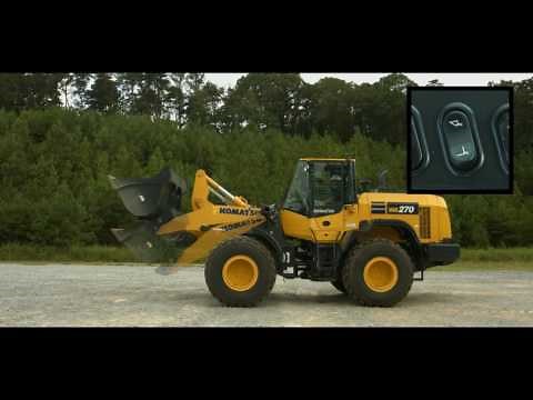 Komatsu HST wheel loaders work equipment operation